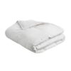 Varmt duntäcke 150×210 cm – 800 g fyllning av anddun och andfjädrar, omslutande och fluffig komfort.